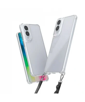 Samsung S25 Edge Kılıf Airbagli Takılabilir Askı Aparatlı Snap Silikon Kapak