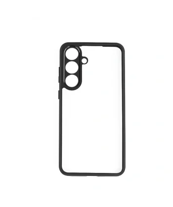 Samsung S25 FE Kılıf Kamera Korumalı Şeffaf Arka Yüzey New Roll Kapak