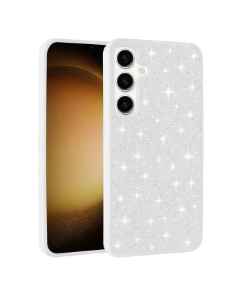 Samsung S25 Plus Kılıf Parlak Taşlı Tasarım Pırlanta Kapak