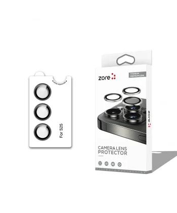 Samsung S25 CL-12 Premium Safir Parmak İzi Bırakmayan Anti-Reflective Kamera Lens Koruyucu