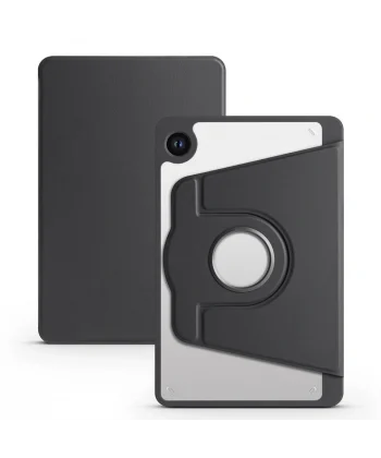 Samsung Tab A9 Kılıf Termik Kalem Bölmeli Dönebilen Standlı Kılıf