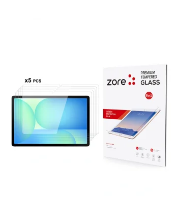 Galaxy Tab S10FE Plus Zore 5in1 Tablet Temperli Cam Ekran Koruyucu