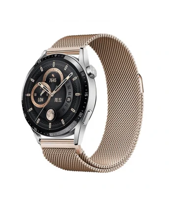 Huawei GT2 46mm Band-12 22mm Metal Hasır Kordon