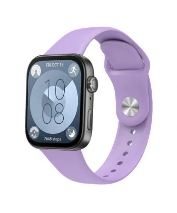 Huawei Watch Fit 3 Uyumlu-11 22mm Silikon Kordon