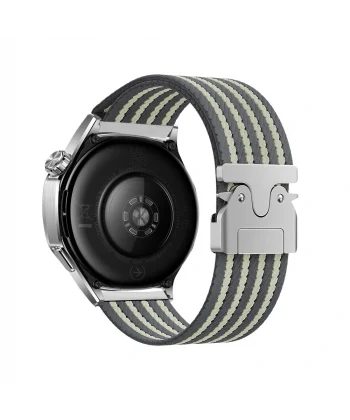 Huawei Watch GT 3 42mm Uyumlu-133 22mm Naylon Kumaş Hasır Örgülü Kordon