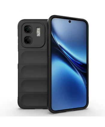 İnfinix Smart 9 Kılıf Esnek TPU Oyuklu Arka Yüzey Tasarımlı Etnik Silikon Kapak