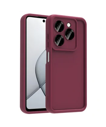 Tecno Spark 20 Kılıf Kamera Korumalı Ananas Kapak