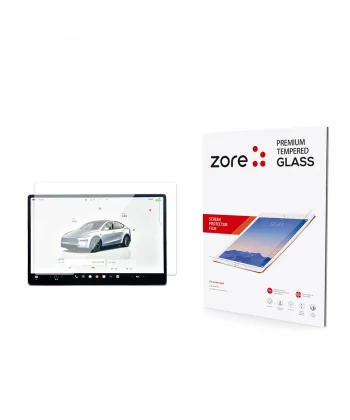 Tesla Model Y Yeni Seri 2in1 Temperli Cam Araç Multimedya Ekran Koruyucu