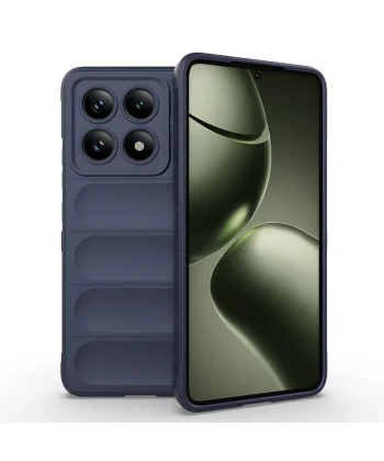 Xiaomi 14T Kılıf Esnek TPU Oyuklu Arka Yüzey Tasarımlı Etnik Silikon Kapak