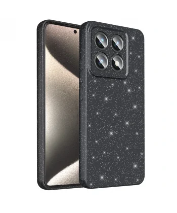 Xiaomi 14T Pro Kılıf Kamera Korumalı Simli Lüks Koton Kapak