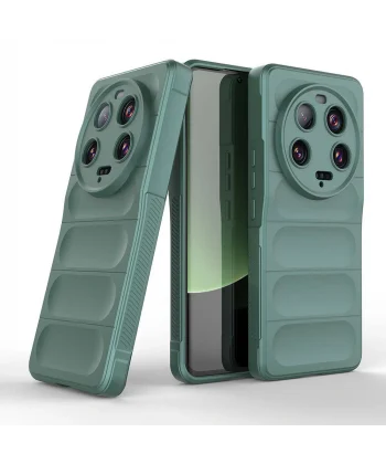 Xiaomi Mi 13 Ultra Kılıf Esnek TPU Oyuklu Arka Yüzey Tasarımlı Etnik Silikon Kapak