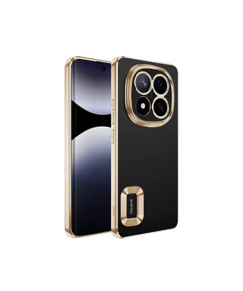 Xiaomi Poco X7 Uyumlu Kılıf Kamera Korumalı Logo Gösteren Kapak