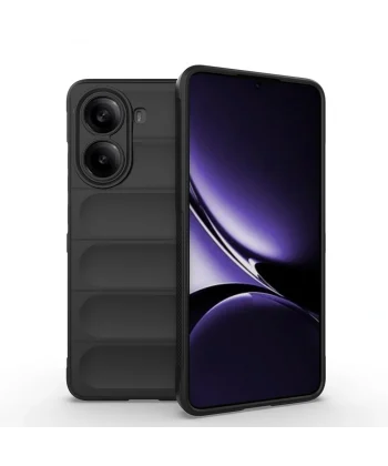 Xiaomi Poco X7 Pro Kılıf Esnek TPU Oyuklu Arka Yüzey Tasarımlı Etnik Silikon Kapak