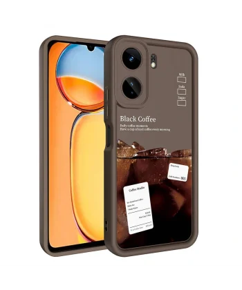 Xiaomi Redmi 13C Kılıf Kamera Korumalı Baskılı Arka Yüzey Klas Kapak