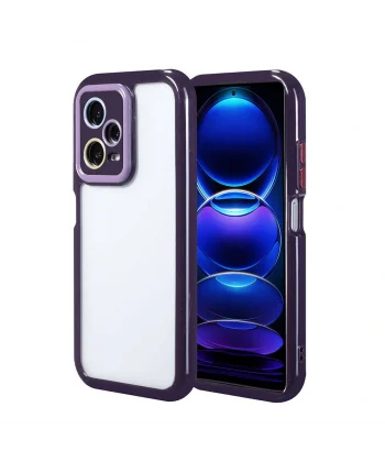 Xiaomi Redmi Note 12 Pro 5G Kılıf Kamera Korumalı Renkli Kenar ve Çerçeve Tasarımlı Vitamin Kapak