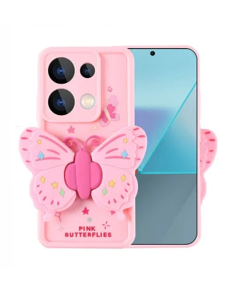 Xiaomi Redmi Note 13 Pro 4G Kılıf Kamera Korumalı Figür Tasarımlı Kapya Kapak