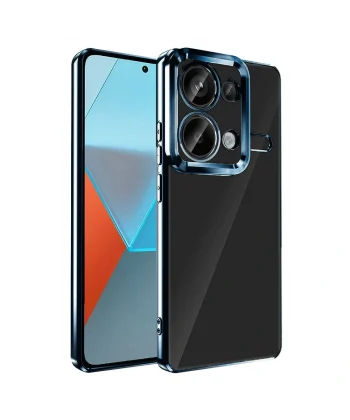 Xiaomi Redmi Note 13 Pro 4G Kılıf Kamera Korumalı Logo Gösteren Omega Kapak