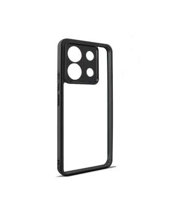 Xiaomi Redmi Note 13 Pro 5G Kılıf Kamera Korumalı Şeffaf Arka Yüzey New Roll Kapak