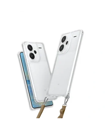 Xiaomi Redmi Note 13 Pro Plus 5G Kılıf Airbagli Takılabilir Askı Aparatlı Snap Silikon Kapak