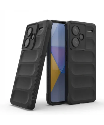 Xiaomi Redmi Note 13 Pro Plus 5G Kılıf Esnek TPU Oyuklu Arka Yüzey Tasarımlı Etnik Silikon Kapak