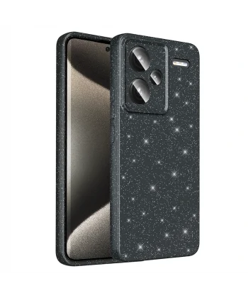 Xiaomi Redmi Note 13 Pro Plus 5G Kılıf Kamera Korumalı Simli Lüks Koton Kapak