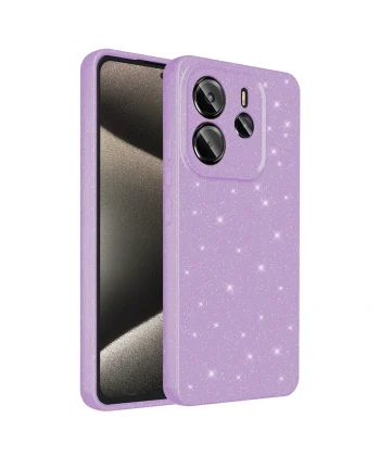 Xiaomi Redmi Note 14 Kılıf Kamera Korumalı Simli Lüks Koton Kapak