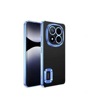 Xiaomi Redmi Note 14 Pro 4G Kılıf Kamera Korumalı Logo Gösteren Omega Kapak