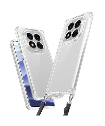 Xiaomi Redmi Note 14 Pro 5G Kılıf Airbagli Takılabilir Askı Aparatlı Snap Silikon Kapak