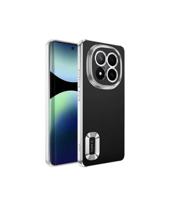 Xiaomi Redmi Note 14 Pro Plus Kılıf Kamera Korumalı Logo Gösteren Omega Kapak