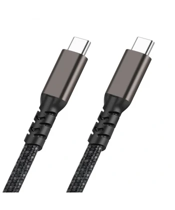 2.Jenerasyon Type-C to Type-C USB3.2 PD Data Kablosu 100W 20Gbps 4K@60Hz 0.2 Metre