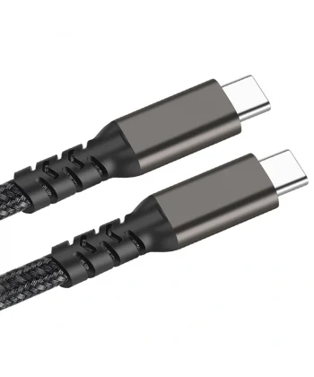 2.Jenerasyon Type-C to Type-C USB3.2 PD Data Kablosu 100W 20Gbps 4K@60Hz 0.5 Metre