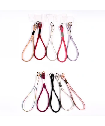 Cep Telefonu Yarım Taşlı Halat İp Cep Telefonu El Askısı 40cm