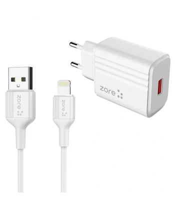 Play Serisi PL1 Lightning 2in1 Seyahat Şarj Aleti 12W