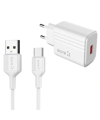 Play Serisi PL1 Type-C 2in1 Seyahat Şarj Aleti 12W