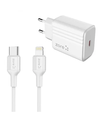 Play Serisi PL2 Type-C to Lightning 2in1 PD Seyahat Şarj Aleti 20W