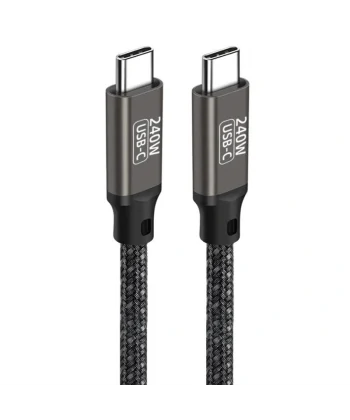 QG02 Type-C to Type-C PD3.1 Data Kablosu 240W 480Mbps 0.5 Metre