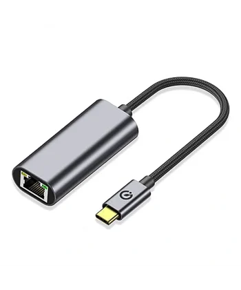 QG04 Type-C to RJ45 Ethernet Dönüştürücü Kablo 1024Mbps 22cm