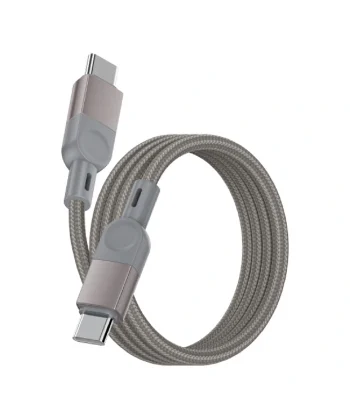 ZR-44 Type-C to Type-C PD 100W Örgü Tasarımlı Hızlı Şarj Özellikli Data ve Şarj Kablosu 1M