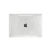 MACBOOK Pro 13 A2338 M2 Işlemcili Kristal Şeffaf Simli Kılıf Koruyucu