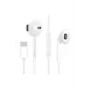 İphone 17/16/15 Serileri Uyumlu (TAK ÇALIŞTIR) İphone Kablolu Kulaklık Type-c Girişli Kulaklık
