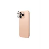 iPhone 16 Pro Uyumlu Anti Reflective Kamera Lens Koruyucu Uygulama Aparatlı Rose Gold