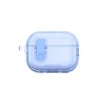 Airpods Pro 2 Kılıf Amazingthing Magnetik Kilit Tasarımlı Minimal Serisi Kılıf Mavi