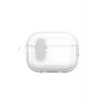 Airpods Pro 2 Kılıf Amazingthing Magnetik Kilit Tasarımlı Minimal Serisi Kılıf Şeffaf