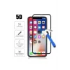 Iphone 11 Tam Kaplayan Ekran Koruyucu - 5d Darbe Emici Temperli Kırılmaz Cam - Extra İnce