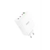 PD 100 Watt 3 Adet Type-C 1 Adet USB Şarj Aleti - Beyaz