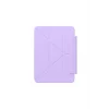 iPad Pro 11 2024 Uyumlu Minimal Mag Katlanabilir Standlı Kalem Bölmeli Kılıf Mor