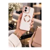 iPhone 11 Uyumlu Kılıf Kamera Korumalı Logo Gösteren Kapak