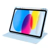 iPad 10.9 2022 (10.Nesil) Kılıf Termik Kalem Bölmeli Dönebilen Standlı Kılıf
