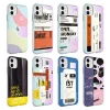 iPhone 11 Kılıf Airbag Kenarlı Renkli Desenli Silikon Elegans Kapak
