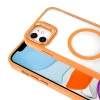 iPhone 11 Kılıf M-safe Şarj Özellikli Standlı M-safe Klon Lensli Kapak